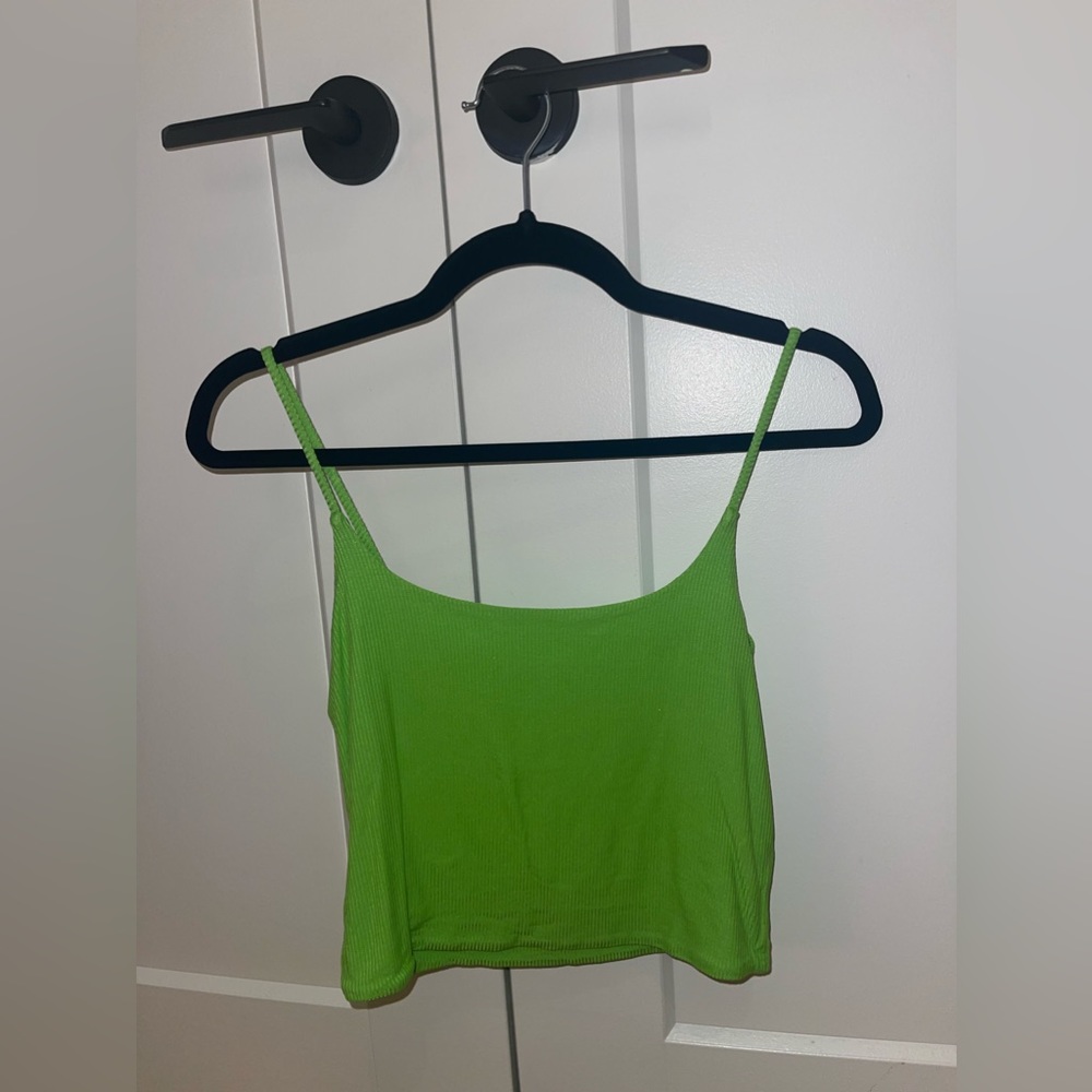 NEVER WORN tags still on, neon green crop from Nordstrom